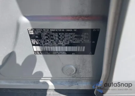 2013 Toyota Rav4 Xle from USA, damaged, VIN 2T3WFREVXDW025507